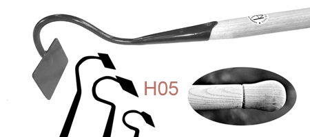 HO5 Long Swan-Necked Draw Hoe