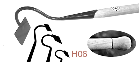 HO6 Short Swan-Necked Draw Hoe 